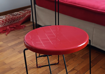 Sedia Cricket – rossa e nera