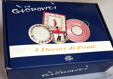 Gio Ponti tazzina con coperchio e piattino