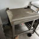 Tavolo / Banco in acciaio inox professionale – Ideale per laboratori, cucine industriali