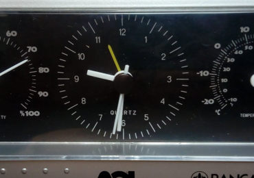Orologio Sveglia Termometro Igrometro Analogico